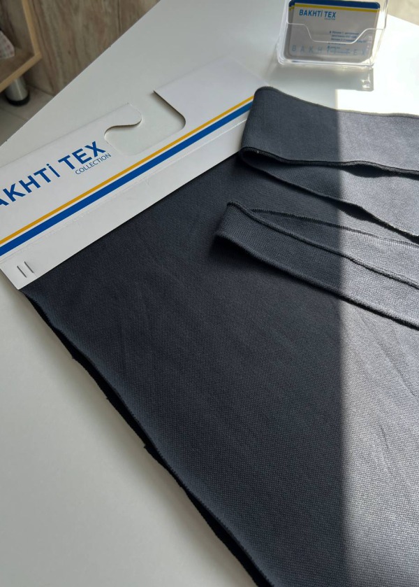 30/1 - ЛАКОСТ 100% БАВОВНА ПЕНЬЄ ТУРЕЧЧИНА - ТЕМНИЙ ГРАФІТ / K.FUME